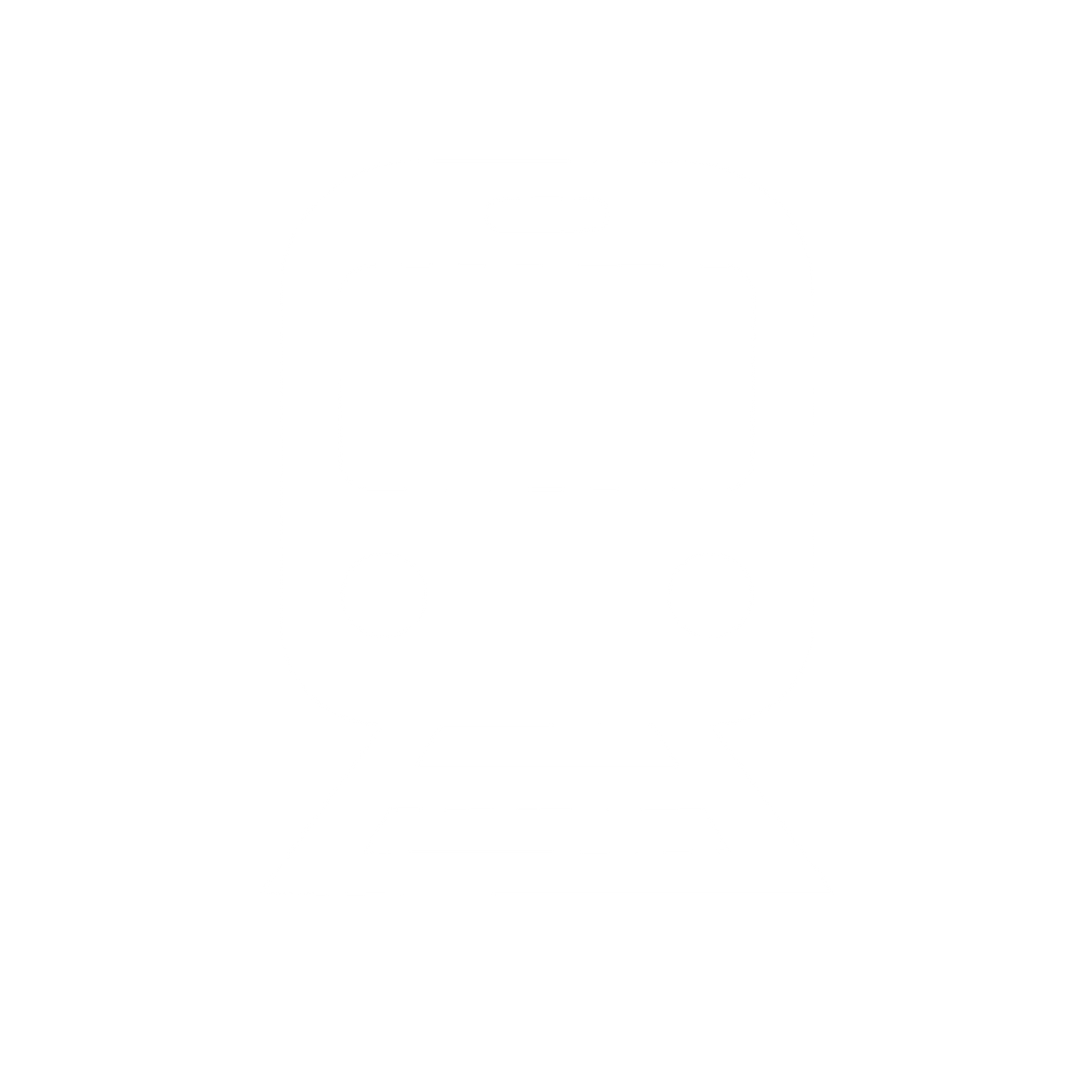 Train Front View Logo #ffffff