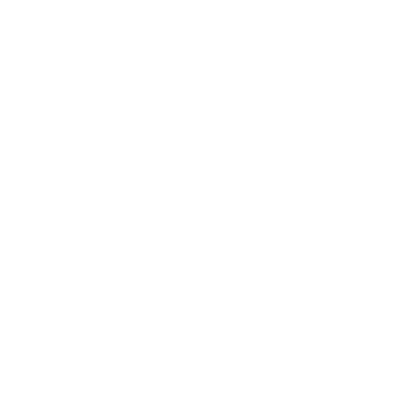 Train Front View Logo #ffffff
