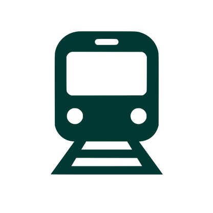 Train Front View Logo #003932