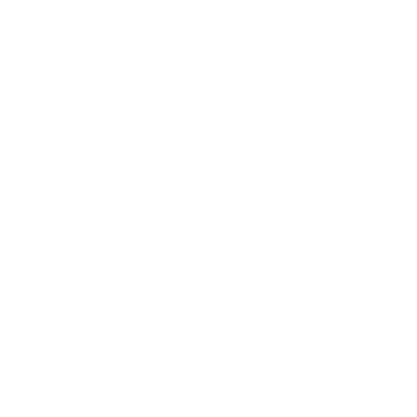 Hot Air Balloon Badge Logo #ffffff
