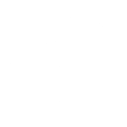 Hot Air Balloon Badge Logo #ffffff