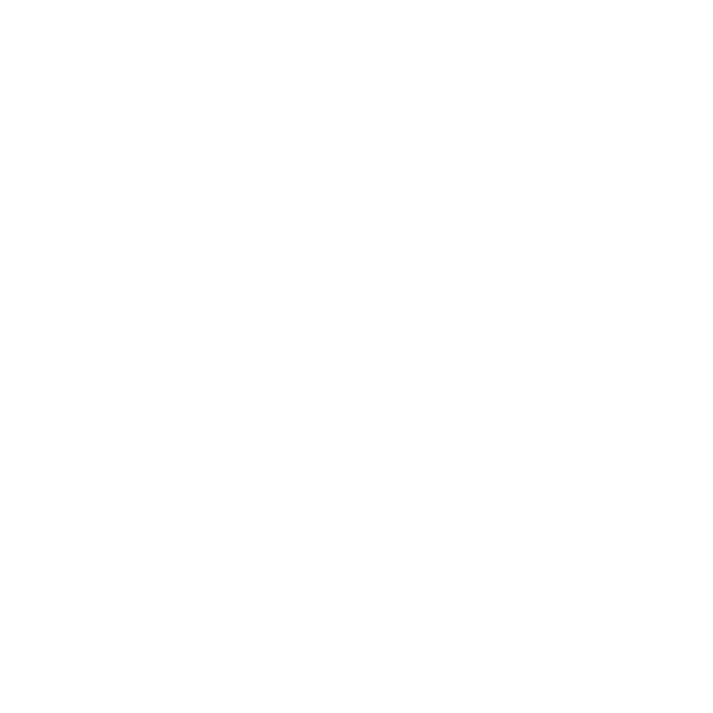 Art Deco Hot Air Balloon Logo #ffffff