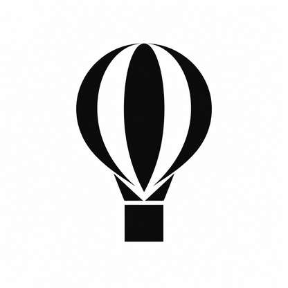 Bauhaus Hot Air Balloon Logo
