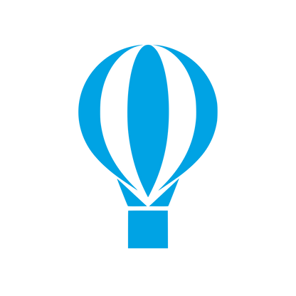 Bauhaus Hot Air Balloon Logo #00a3e4