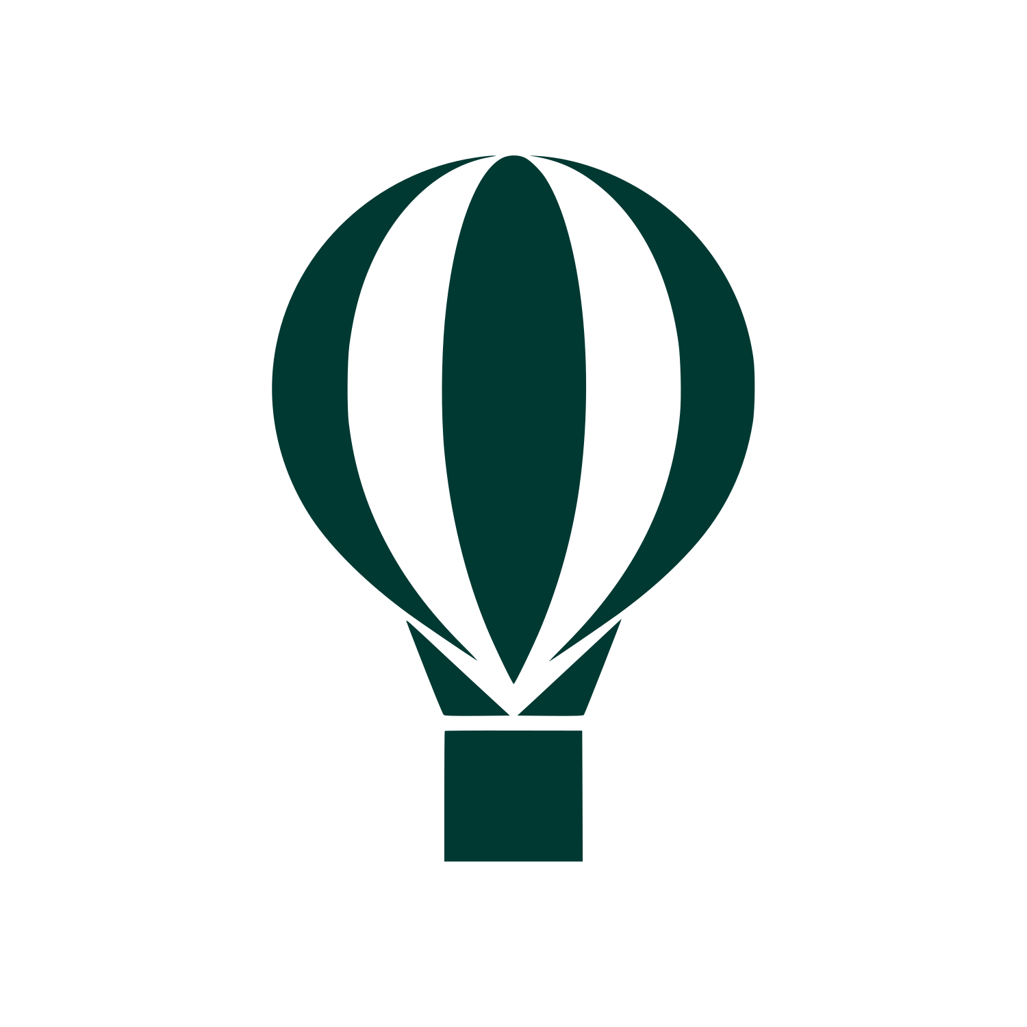 Bauhaus Hot Air Balloon Logo #003932