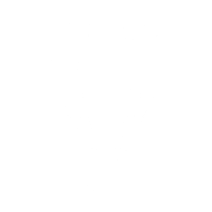 Brutalist Hot Air Balloon Logo #ffffff