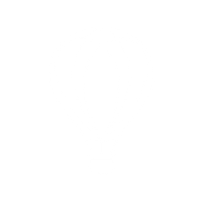 Hot Air Balloon Overlap Logo #ffffff