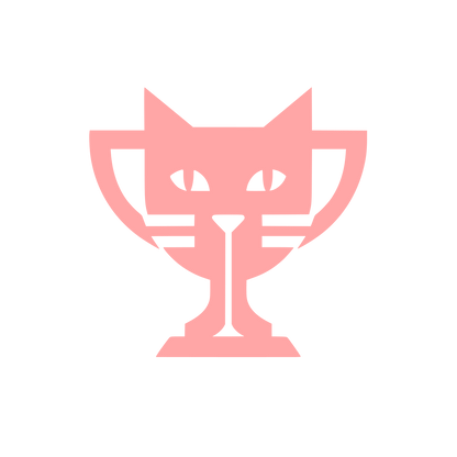 Cat Trophy Logo #ffa6a6