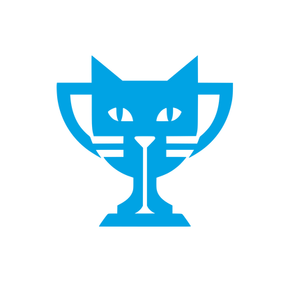 Cat Trophy Logo #00a3e4