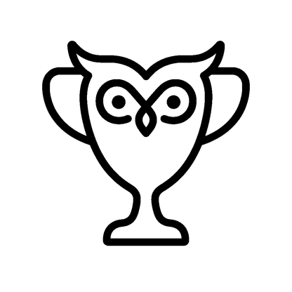 Owl Trophy Cup Logo