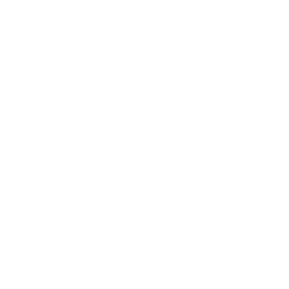 Bird Trophy Negative Space Logo #ffffff