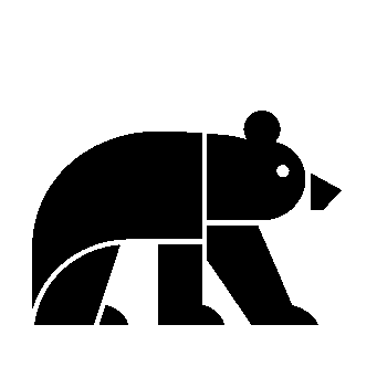 Bauhaus Bear Logo