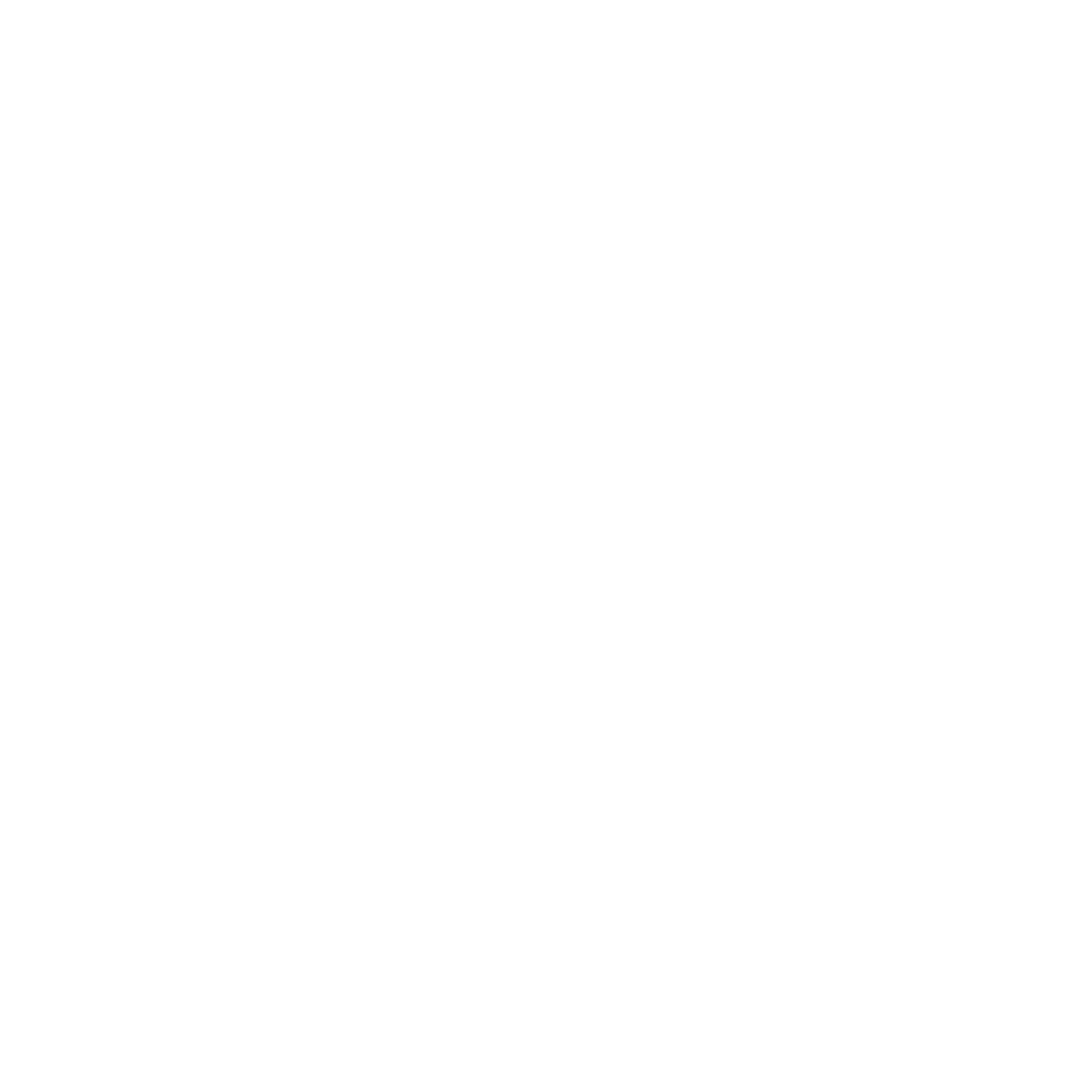 Bauhaus Bear Logo #ffffff