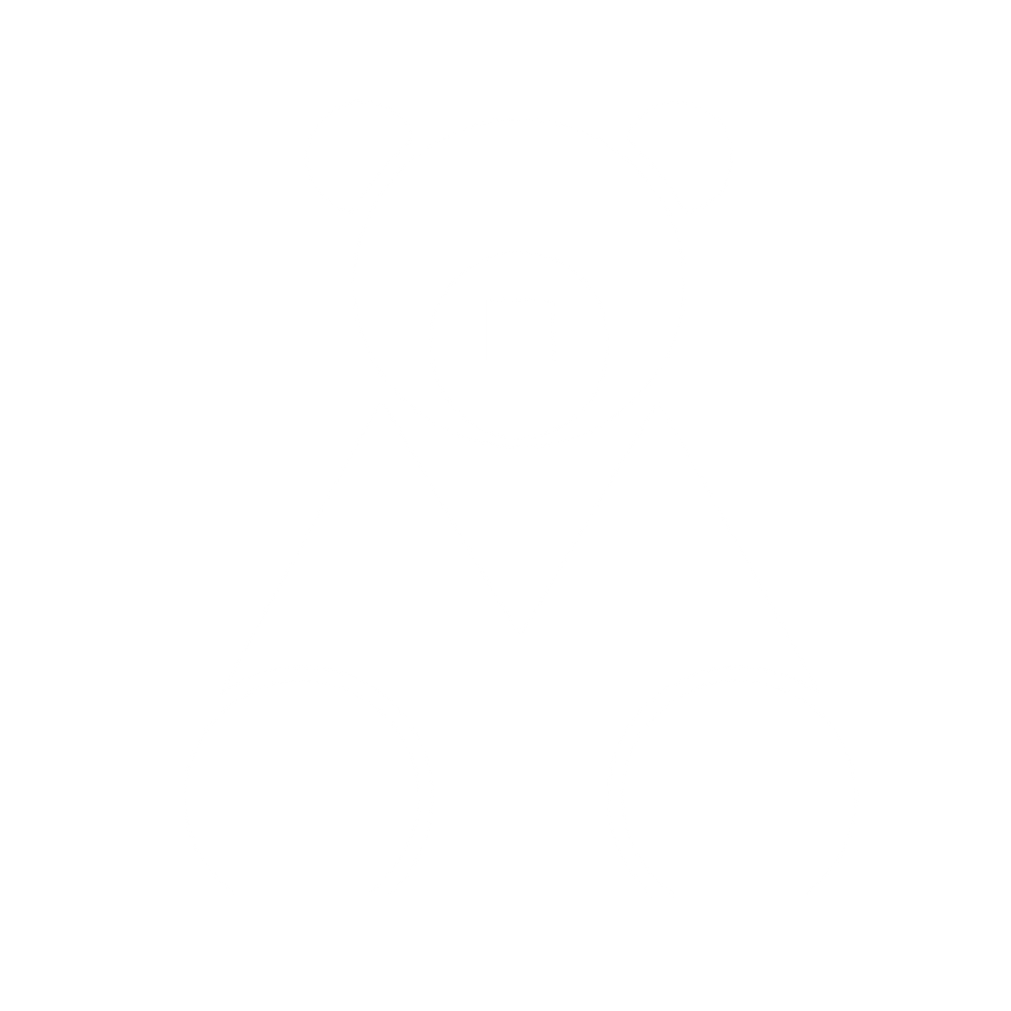 Bauhaus Panda Bear Logo #ffffff