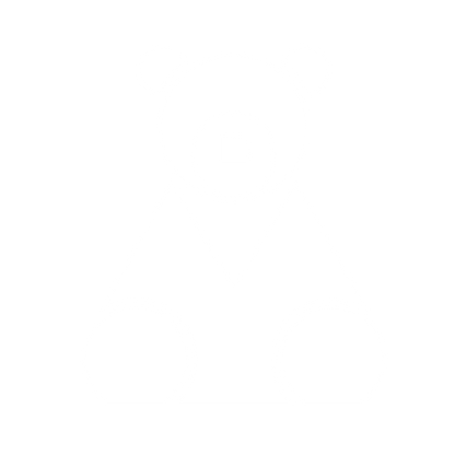 Bauhaus Panda Bear Logo #ffffff