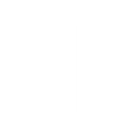 Bauhaus Bear Logo #ffffff
