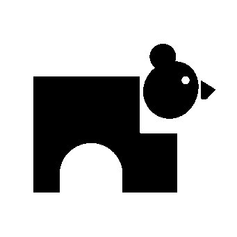 Bauhaus Bear Logo