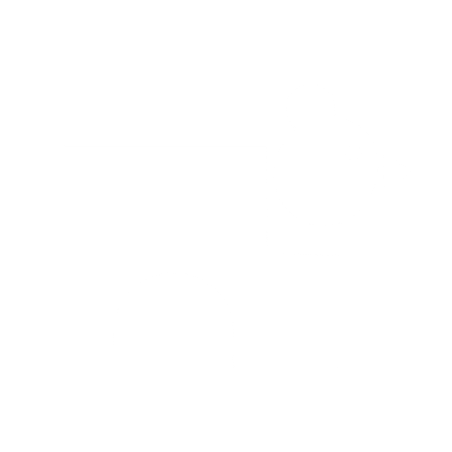 Bauhaus Bear Logo #ffffff