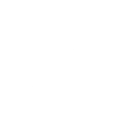 Bauhaus Bear Logo #ffffff