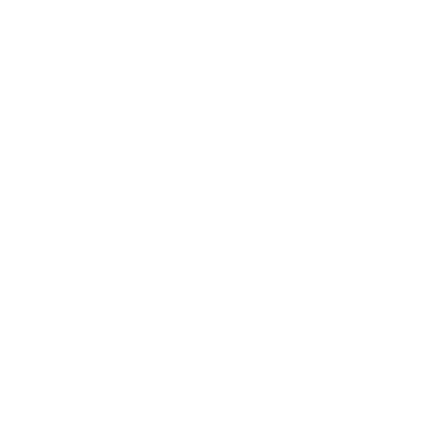 Monoline Bear Head Logo #ffffff