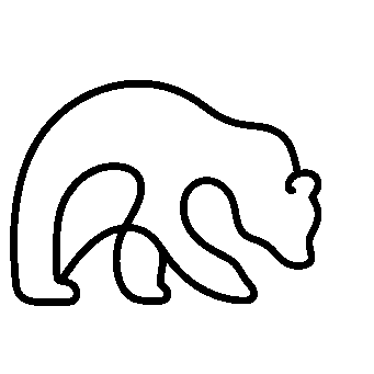 Monoline Bear Logo