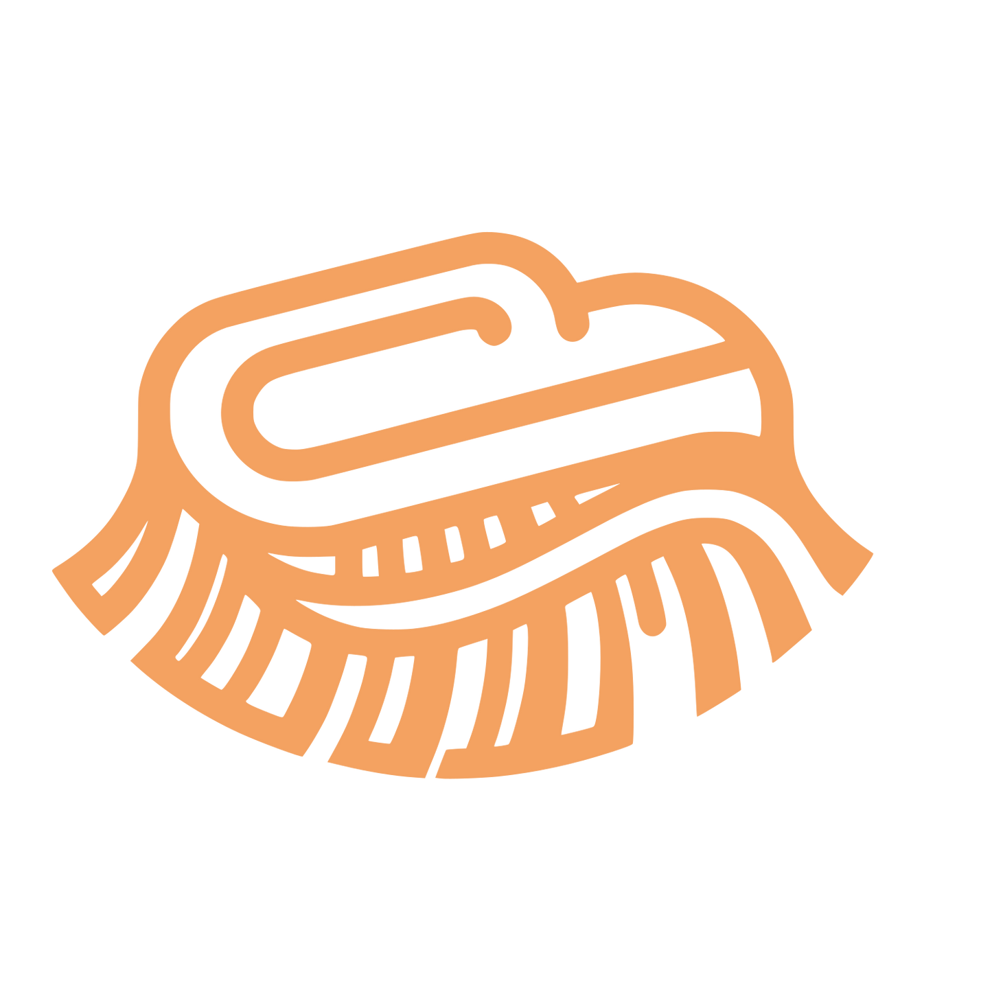 Cleaning Brush Logo #F4A261