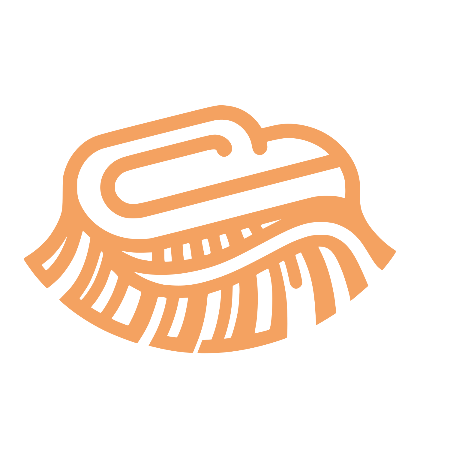 Cleaning Brush Logo #F4A261