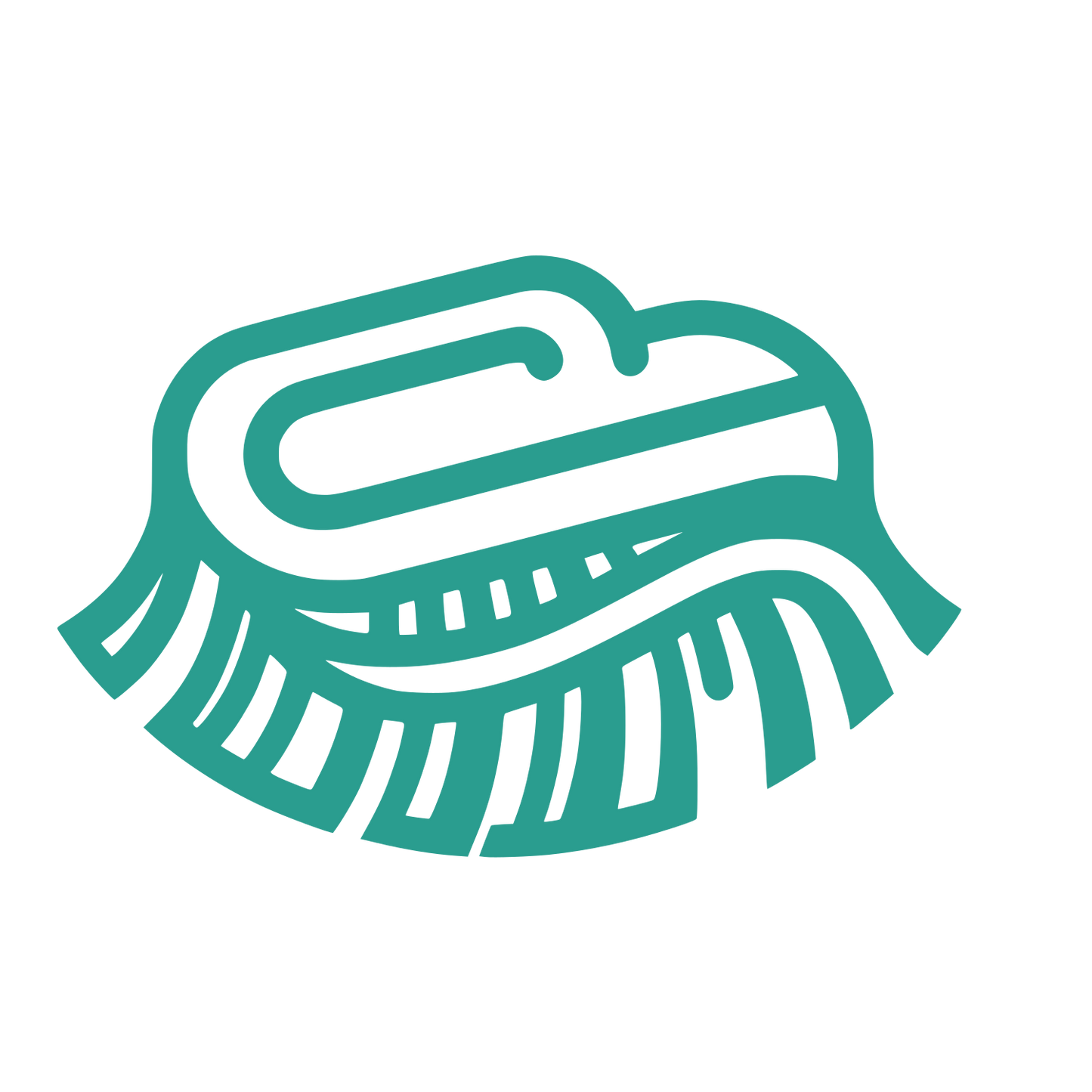 Cleaning Brush Logo #2A9D8F