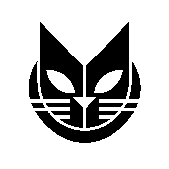 Bold Geometric Cat Face Logo