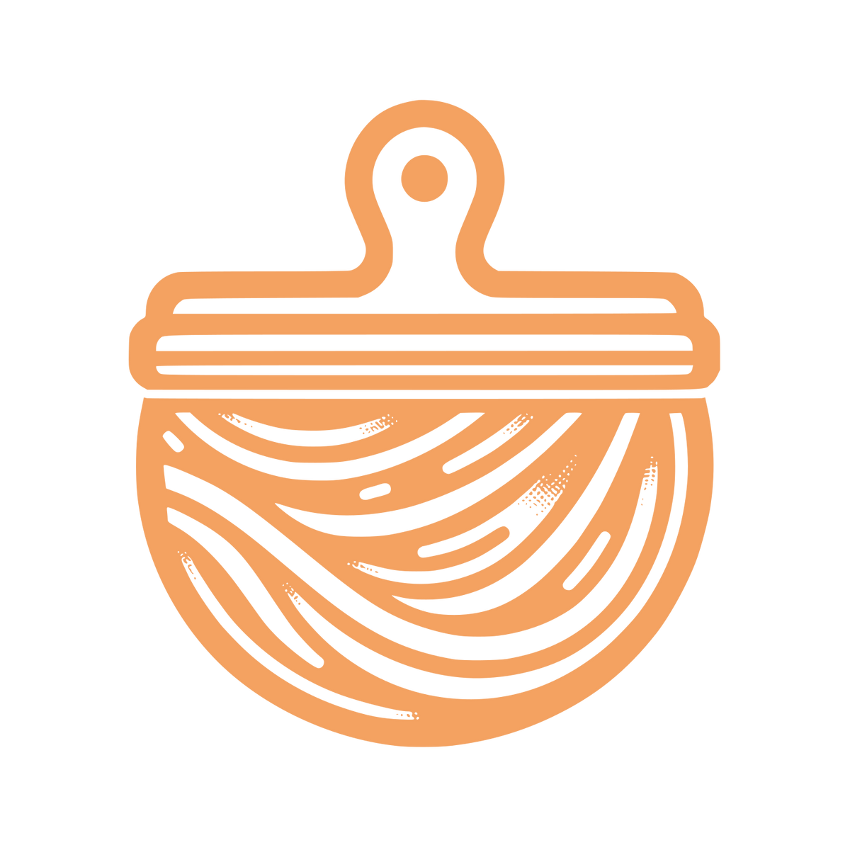 Cleaning Lines Emblem #F4A261