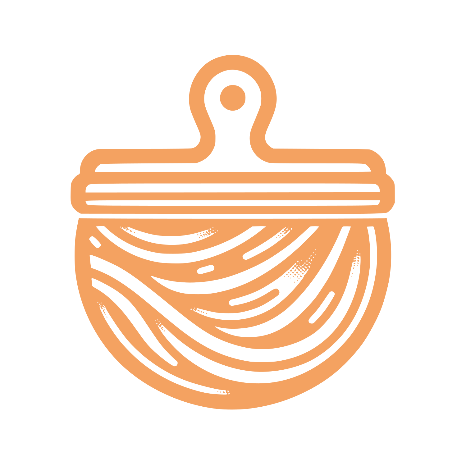 Cleaning Lines Emblem #F4A261