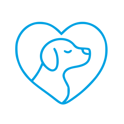 Dog in Heart Logo #00a3e4