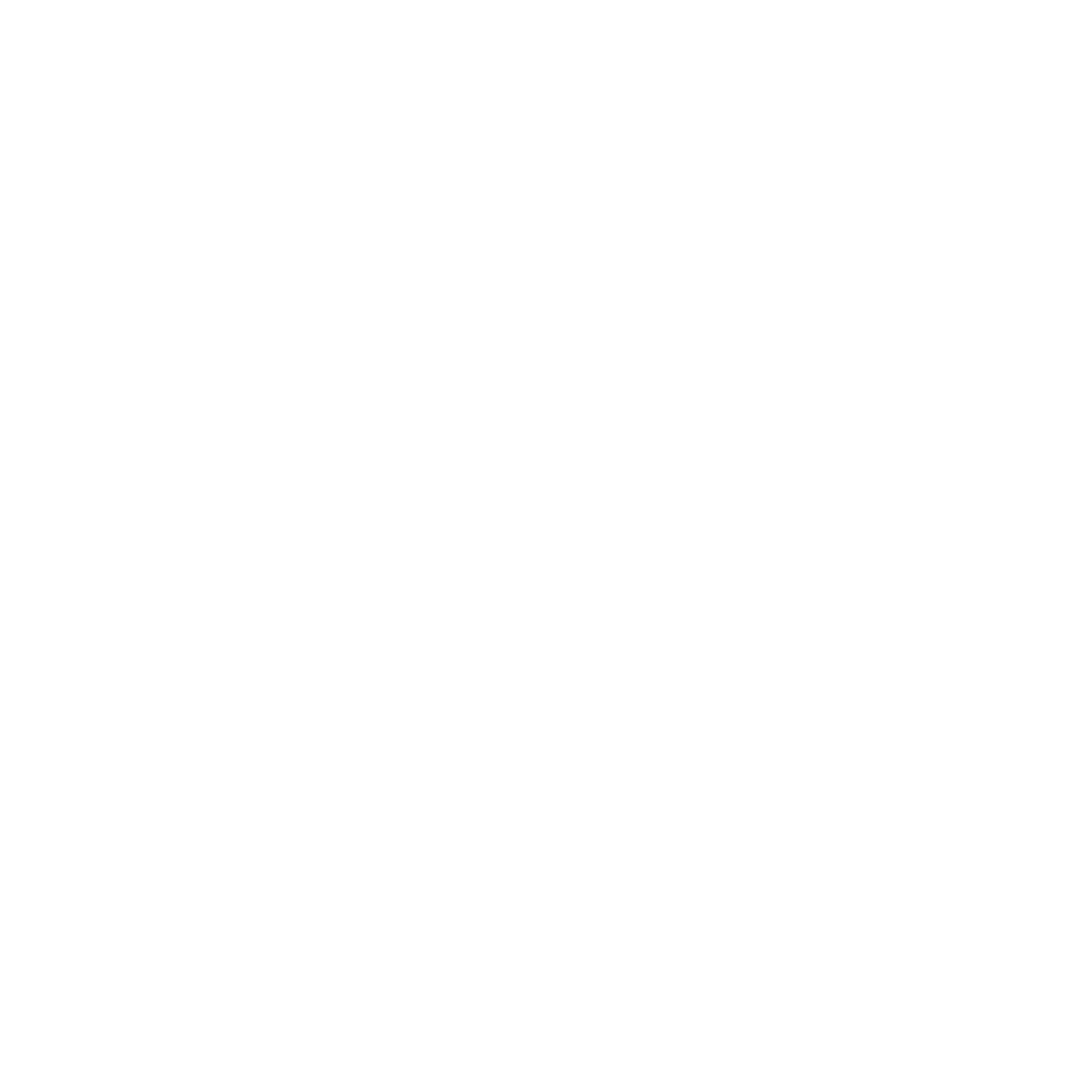 Monoline Running Dog Logo #ffffff