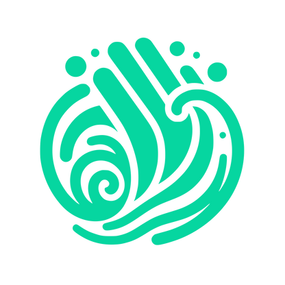 Hand Cleaning Service Logo #06D6A0