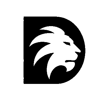 Lion Letter D Logo