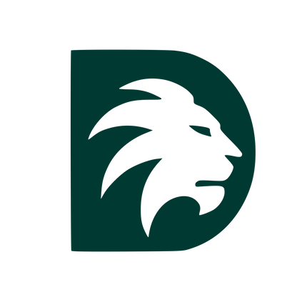 Lion Letter D Logo #003932