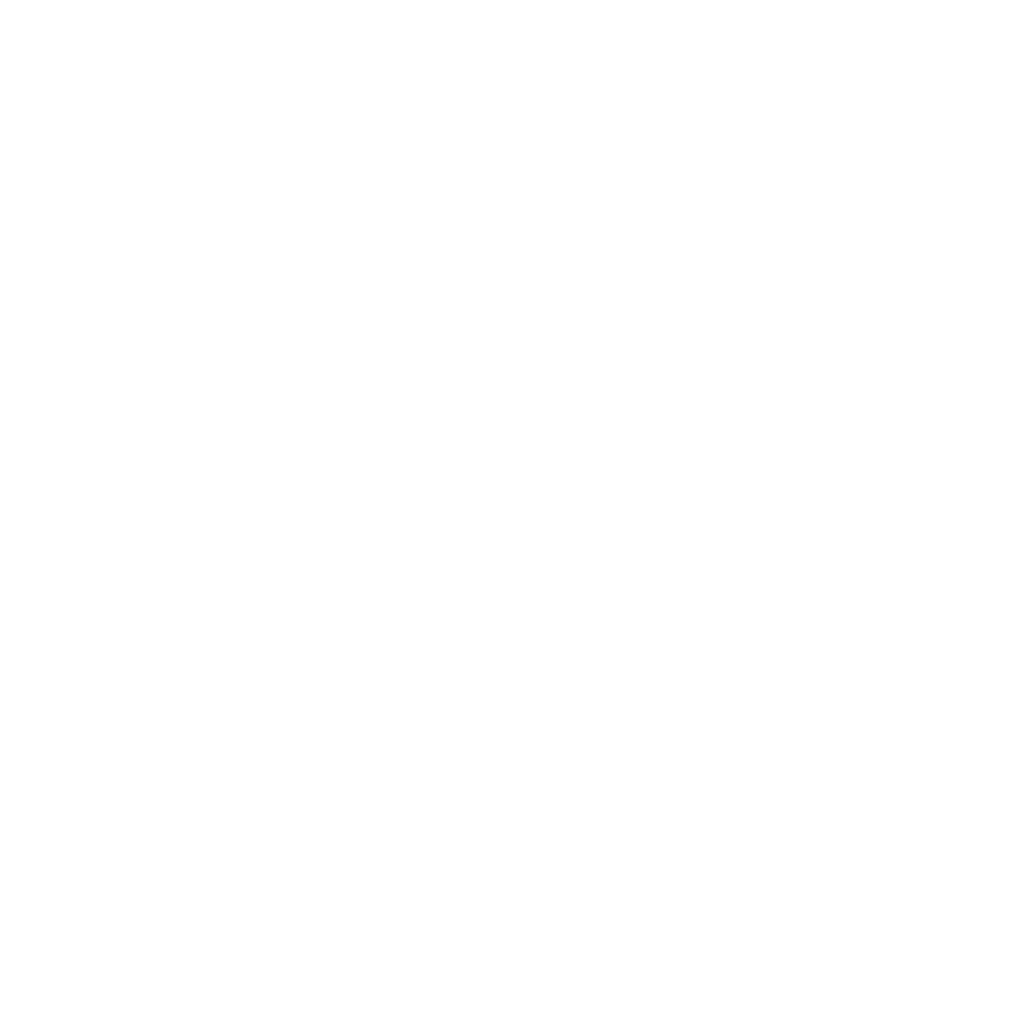 Negative Space Lion Logo #ffffff