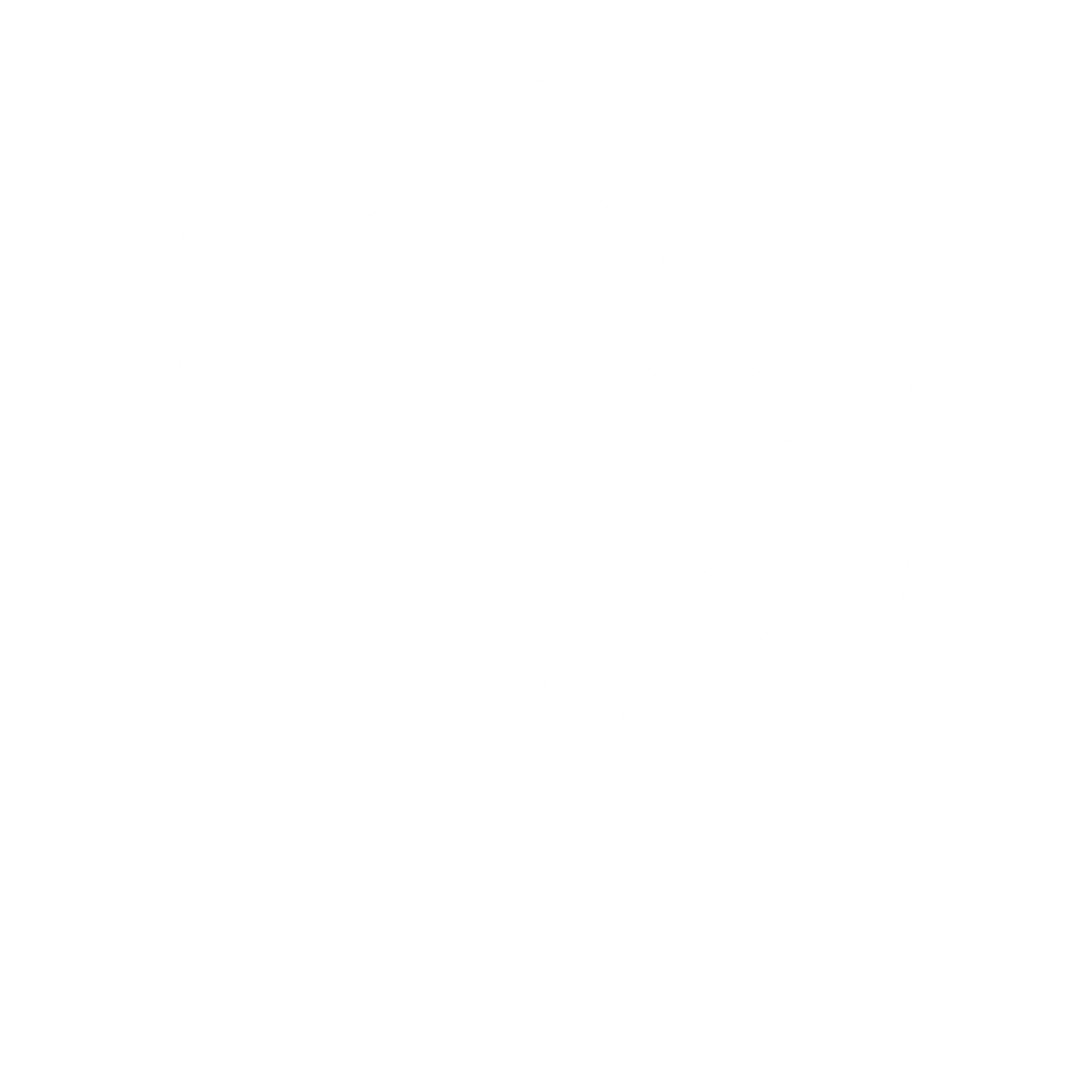 Lion Shield Negative Space Logo #ffffff