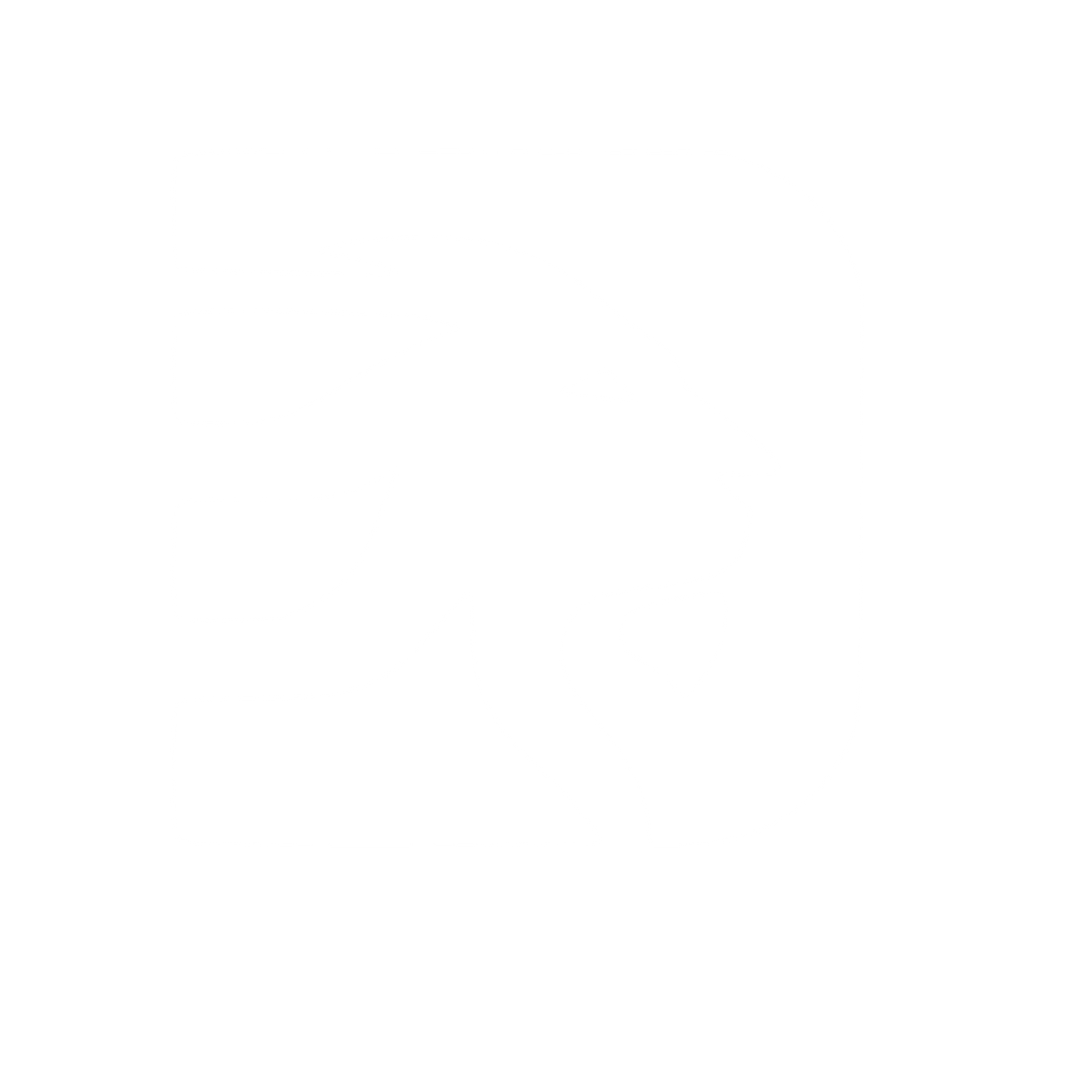 Negative Space Lion Logo #ffffff