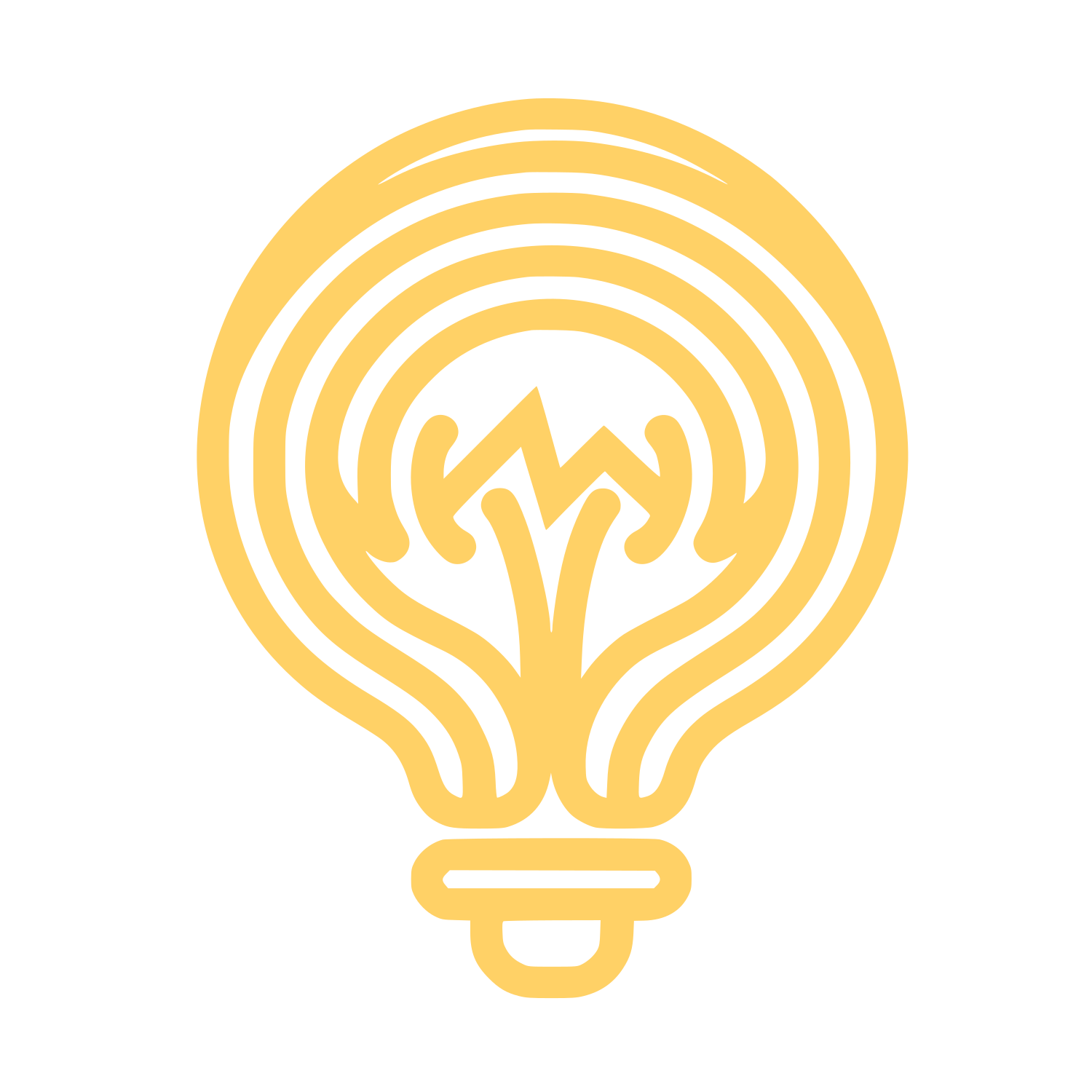 Light Bulb Logo #FFD166