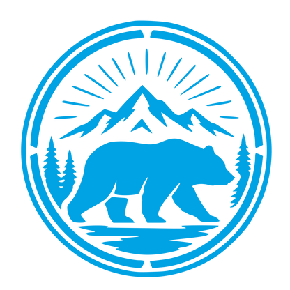 Bear Mountain Badge Logo #00a3e4