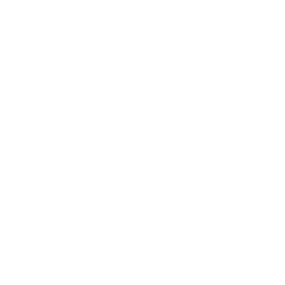 Roaring Bear Badge Logo #ffffff