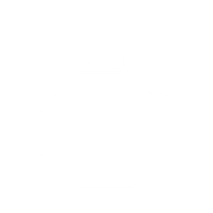 Bauhaus Wolf Logo #ffffff