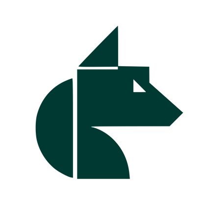 Bauhaus Wolf Logo #003932