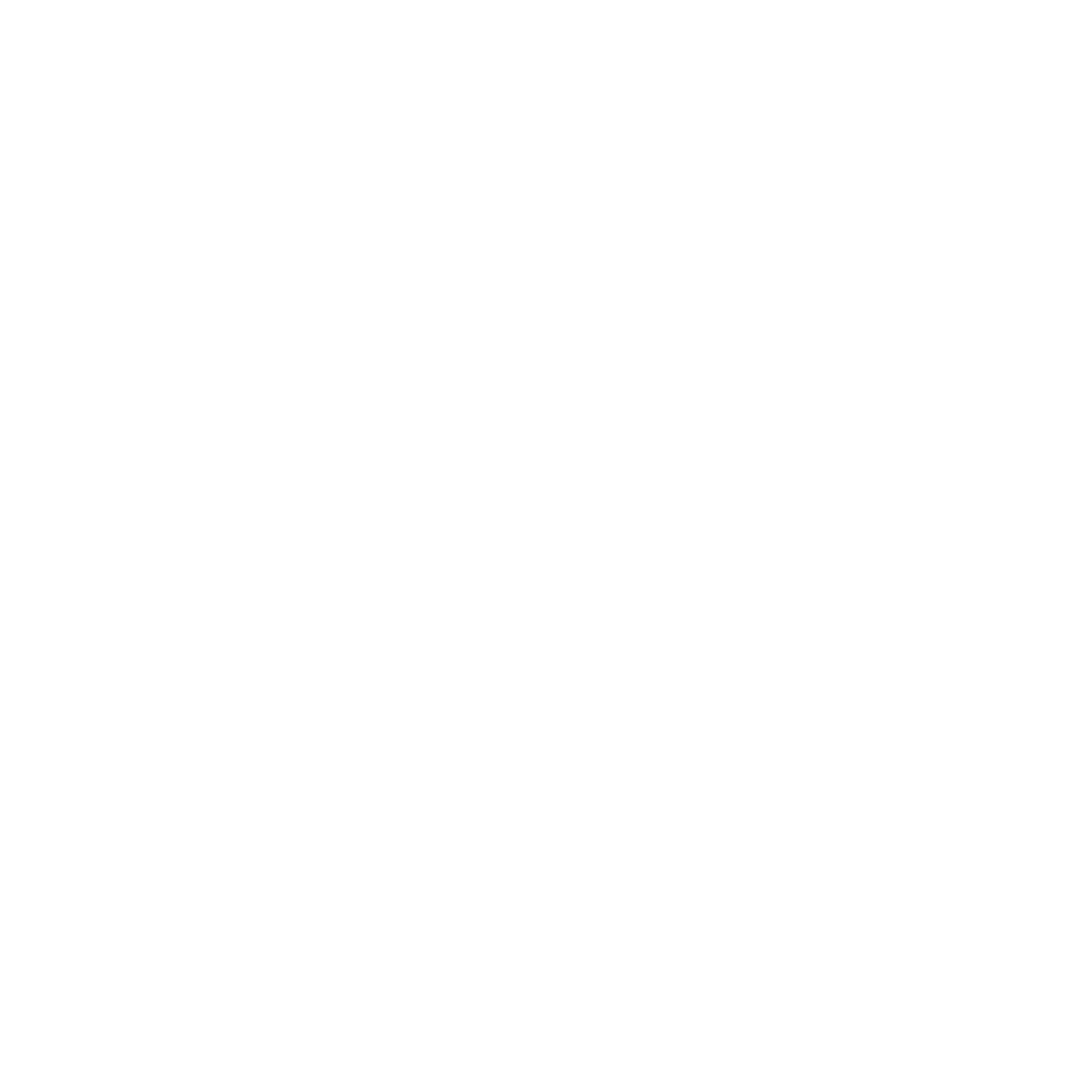 Bauhaus Wolf Face Logo #ffffff