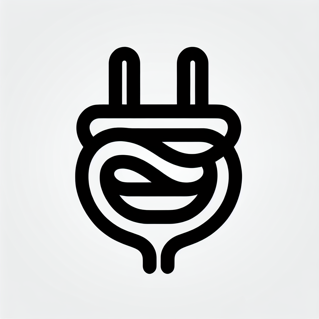 Electrical Plug and Energy Logo
