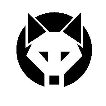 Bauhaus Wolf Head Logo