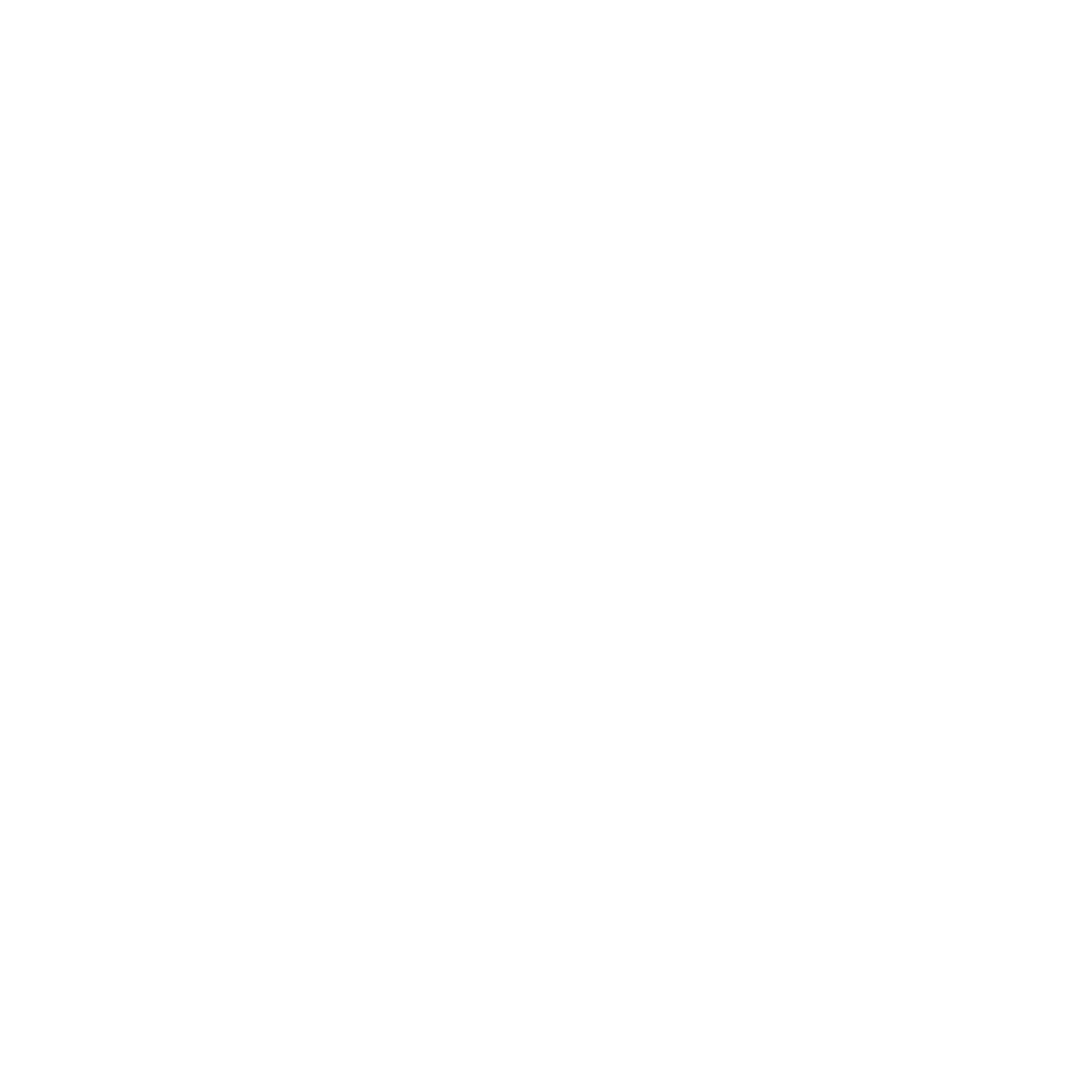 Bauhaus Wolf Logo #ffffff