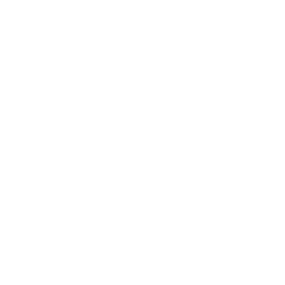 Bauhaus Wolf Head Logo #ffffff