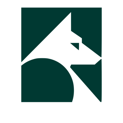 Bauhaus Wolf Head Logo #003932